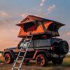 Enjoy the sunset while camping in the wild, and enjoy the beauty of nature from the roof tent