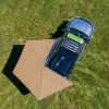 Top view of the fan-shaped car side tent